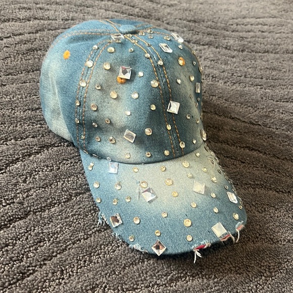 Womena baseball bling cap - Picture 1 of 4